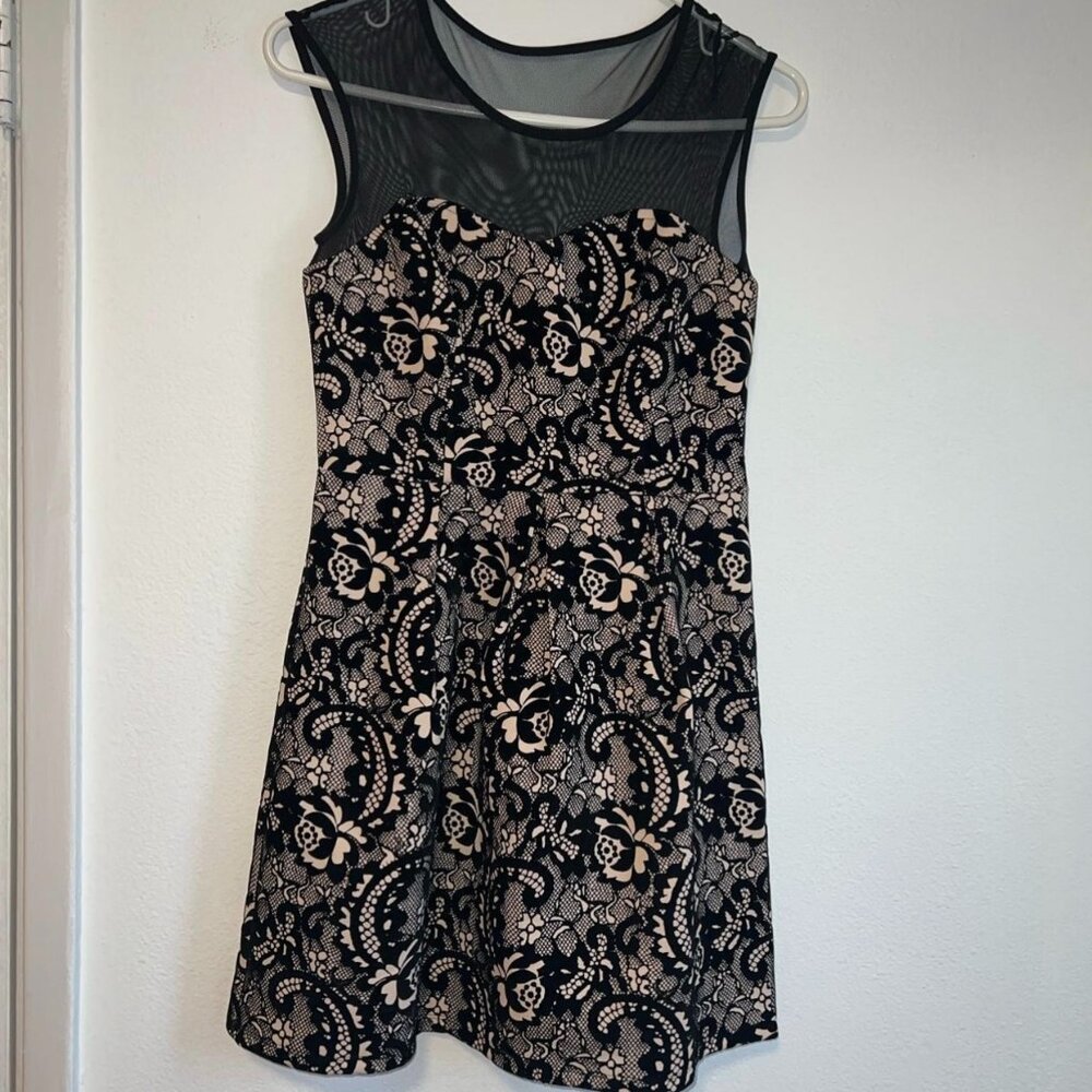 Velvet Floral Dress